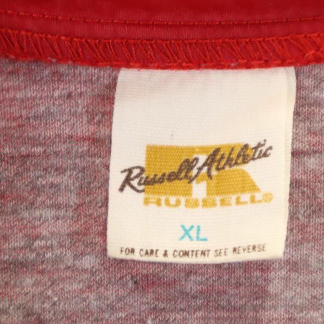 ラッセルアスレチック 70s ヴィンテージ 金ラッセル ナイロンジャケット XL 赤系 RUSSELL ATHLETIC コーチジャケット メンズ   【230923】 7