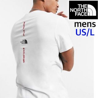 ザノースフェイス(THE NORTH FACE)の【海外限定】TNF メンズ　ホワイト  US/L　日本サイズXL(Tシャツ/カットソー(半袖/袖なし))