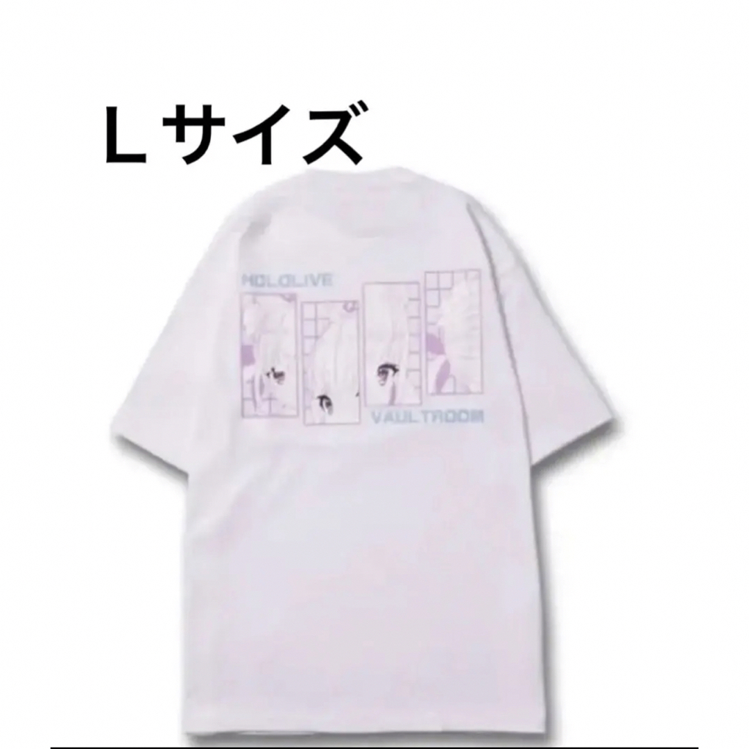 新品！ホロライブ×ボルトルーム 湊あくあ Tシャツ ホワイト Ｌ - T