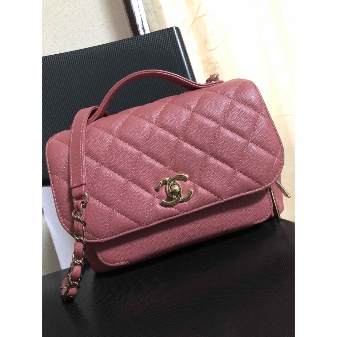 バッグ♡CHANEL トップハンドル ショルダー バッグ マトラッセ キャビアスキン♡