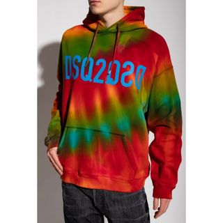 DSQUARED2 ディースクエアード スウェット トップス カーキ Mサイズ-