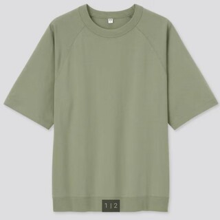 UNIQLO - ラグランスリープtシャツ(5分丈)