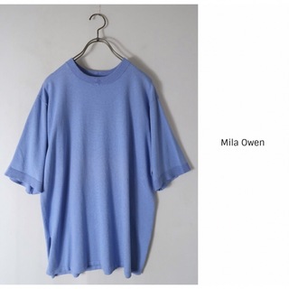 ミラオーウェン(Mila Owen)のミラオーウェン Mila Owenシルクブレンド サイドスリット トップス 0(Tシャツ(半袖/袖なし))