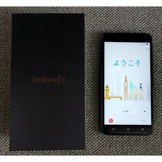 エイスース(ASUS)のAsus Zenfone 3 ZE552KL Z012DA SIMフリー 黒(スマートフォン本体)