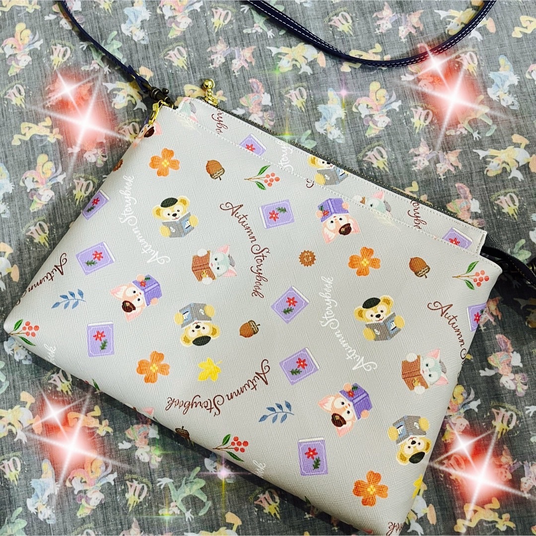 完売☆ダッフィーフレンド✨️合皮バッグinバッグ✨️