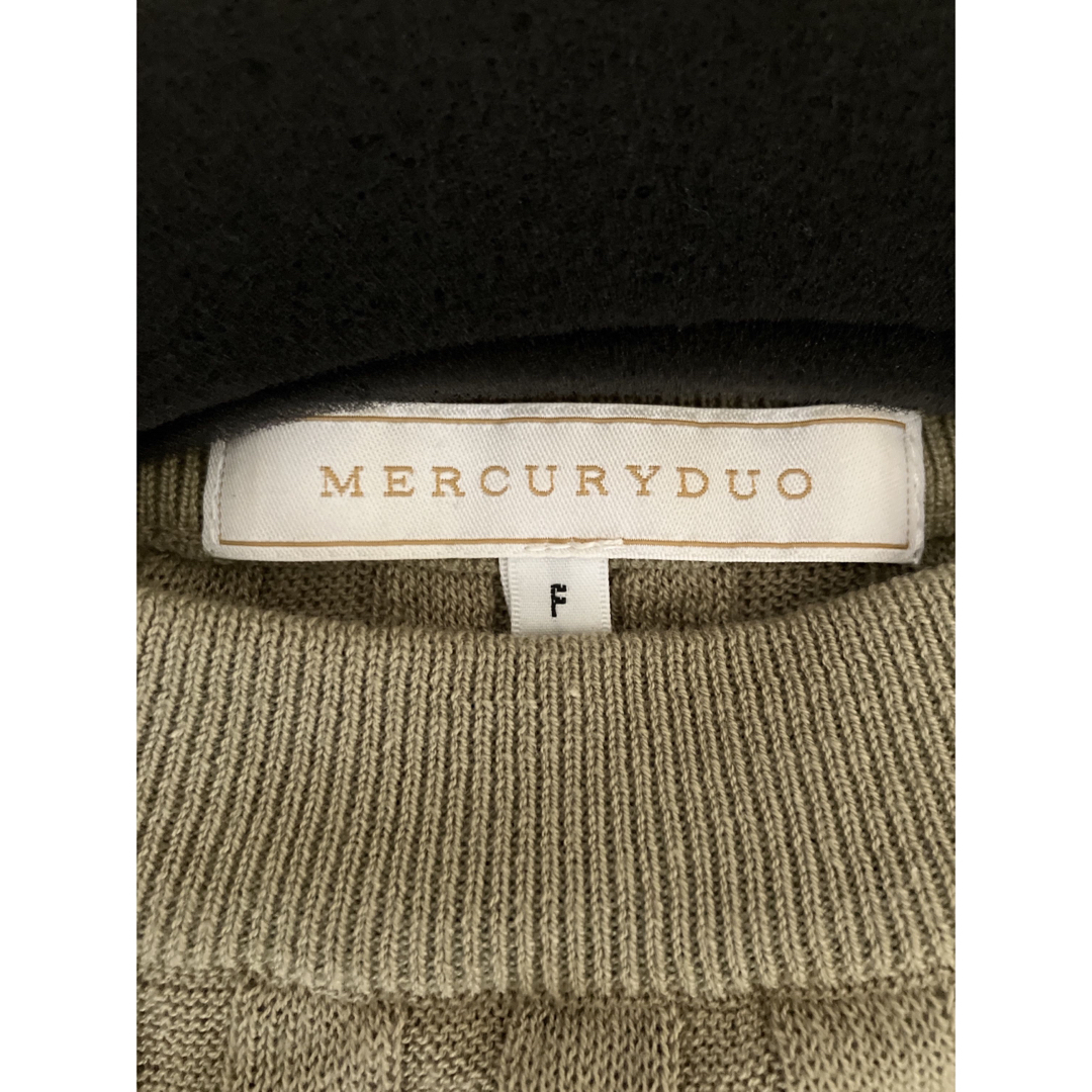 MERCURYDUO(マーキュリーデュオ)のMERCURYDUO マーキュリーデュオ　大人かわいいくすみグリーンタンクトップ レディースのトップス(タンクトップ)の商品写真