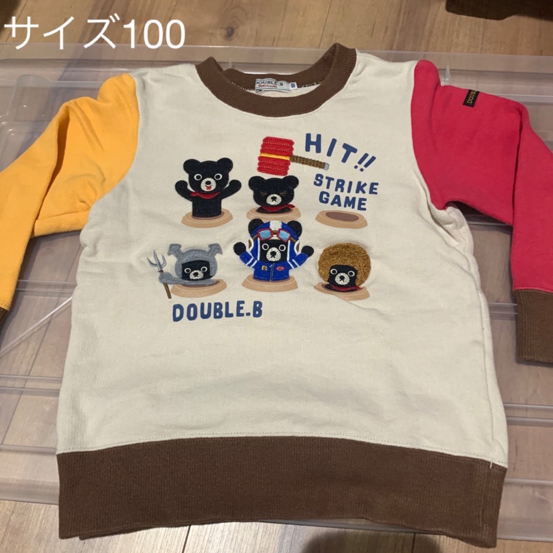 ミキハウス ダブルビー トレーナー 100 | フリマアプリ ラクマ