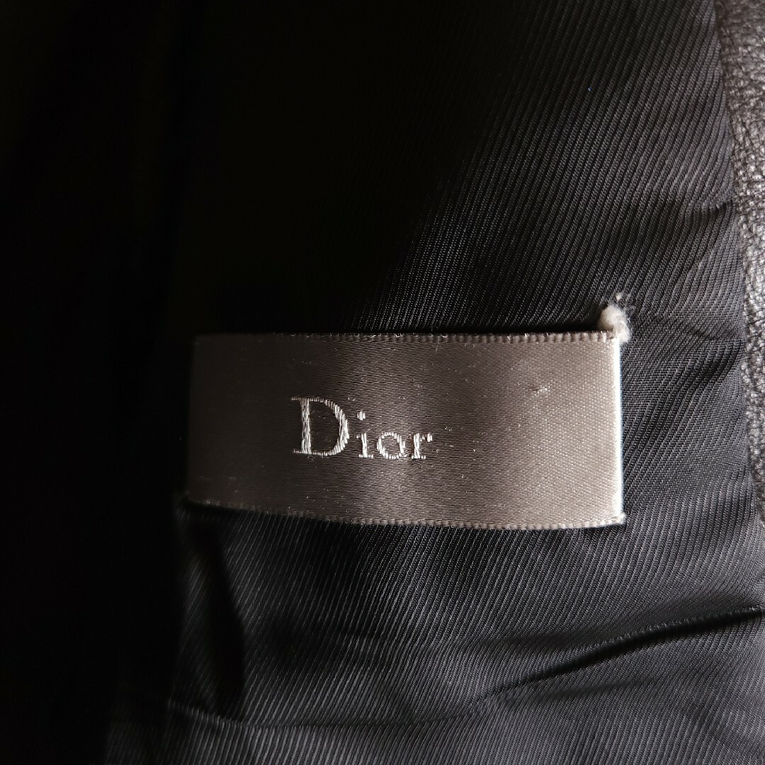 DIOR HOMME(ディオールオム)の06AW Dior homme ジップポケットレザージャケット ディオールオム メンズのジャケット/アウター(レザージャケット)の商品写真