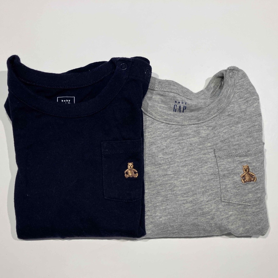 GAP(ギャップ)のbaby GAP 長袖ロンパース 新品未使用  2枚セット　最終値下げ‼️ キッズ/ベビー/マタニティのベビー服(~85cm)(ロンパース)の商品写真