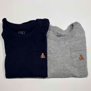 ギャップ(GAP)のbaby GAP 長袖ロンパース 新品未使用  2枚セット　最終値下げ‼️(ロンパース)