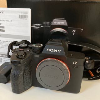 ソニーストア3月購入 α7Ⅳ 美品 ILCE-7M4 ストラップ未開封 - ミラー ...