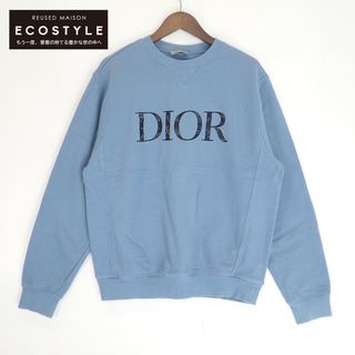 ディオールオム(DIOR HOMME)のディオール オム x PETER DOIGピータードイグ【美品/国内正規/21AW】143J687A0531 ロゴ刺繍 クルーネック トレーナー/ S(スウェット)