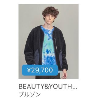 ビューティアンドユースユナイテッドアローズ(BEAUTY&YOUTH UNITED ARROWS)のBEAUTY&YOUTH ビューティアンドユース BY ボアノーカラー ブルゾン(ブルゾン)