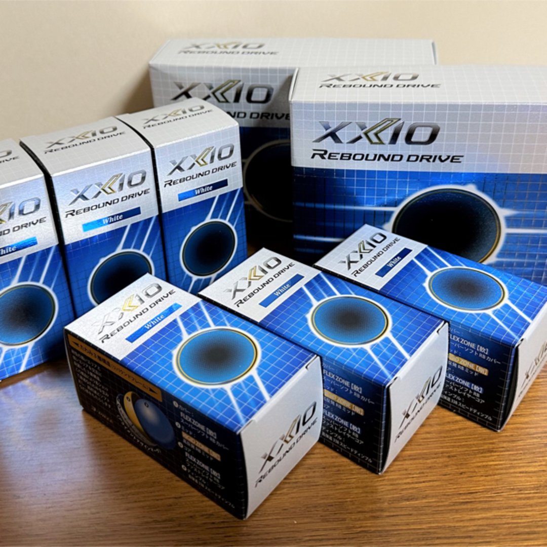 XXIO(ゼクシオ)のREBOUND DRIVE ６個入り×16＝96個セット! チケットのスポーツ(ゴルフ)の商品写真