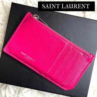 サンローラン(Saint Laurent)の⋟人気品⋞ / YSL サンローラン フラグメントケース 458583 ピンク(財布)