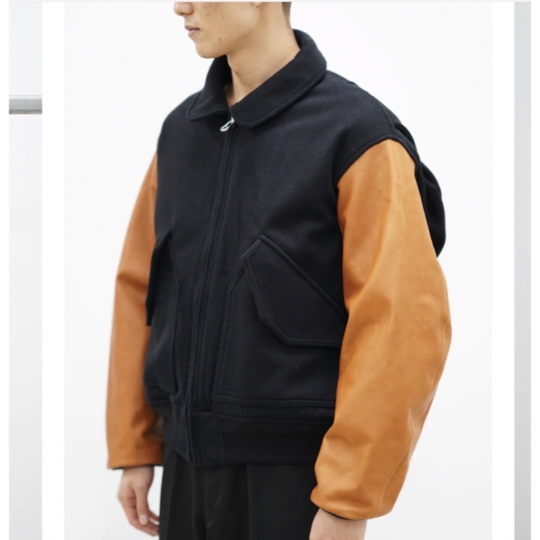 NEXUSVII(ネクサスセブン)の最終価格！　NEXUSVII. CWU VARSITY JACKET Lサイズ メンズのジャケット/アウター(スタジャン)の商品写真