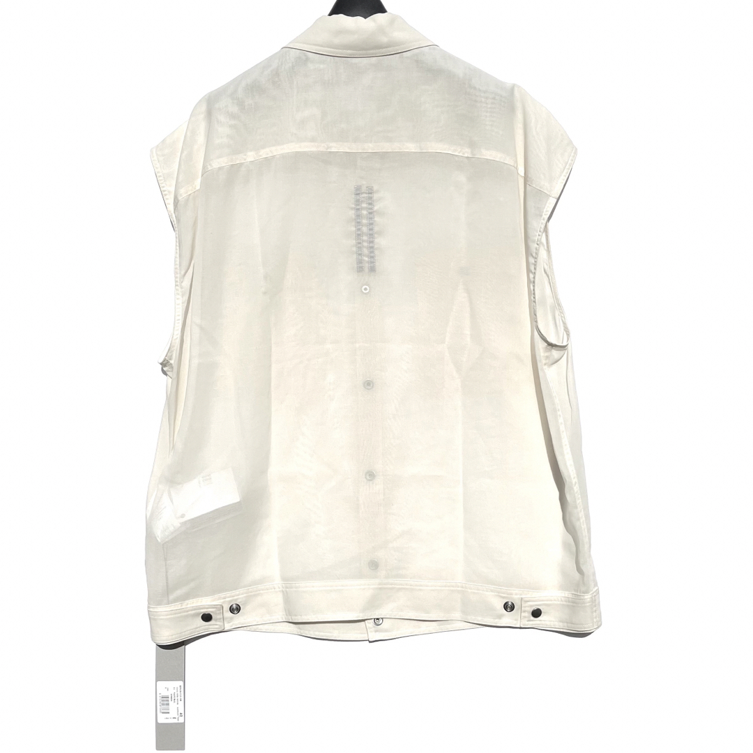 RICK OWENS SLEEVELESS JUMBO OUTER SHIRT