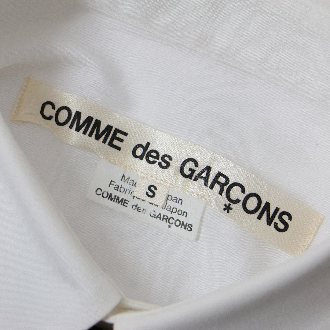 COMME des GARCONS / コムデギャルソン | AD2019 2020SS | 変形 再構築 カットオフ リメイク デザイン コットン シャツ ブラウス | M | ホワイト | レディース