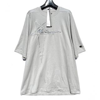 リックオウエンス(Rick Owens)の新品 RICK OWENS CHAMPION JUMBO TEE OYSTER(Tシャツ/カットソー(半袖/袖なし))