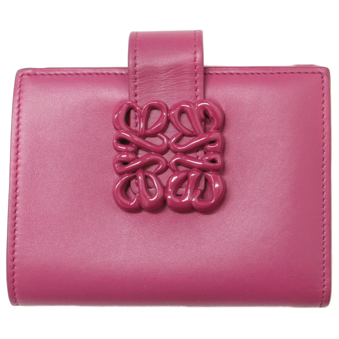 LOEWE - LOEWE ロエベ ウォレット 財布 二つ折り ピンク ベルト ロゴ