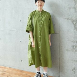 新品　PAR ICI　フロントボタン　ロングシャツ ワンピース