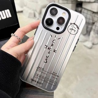 トラビススコット 新作  iPhone11ProMAX ケース シルバー(iPhoneケース)