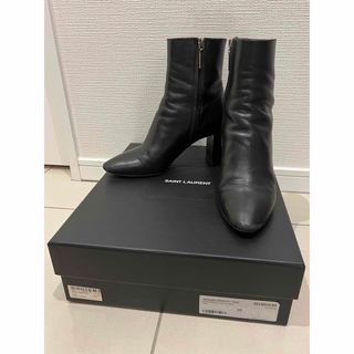 Saint Laurent - YSL 本革スエードニーハイブーツ(35半)超美品♪の通販