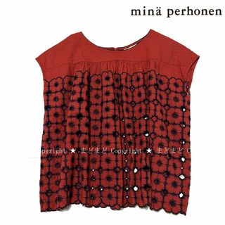 mina perhonen knoll 半袖ブラウス　38