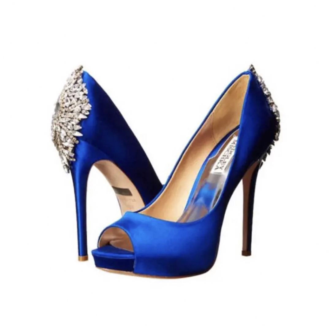 美品】BADGLEY MISCHKA バッジェリーミシュカ ブライダルシューズ 美品】BADGLEY MISCHKA バッジェリーミシュカ ブライダルシューズ