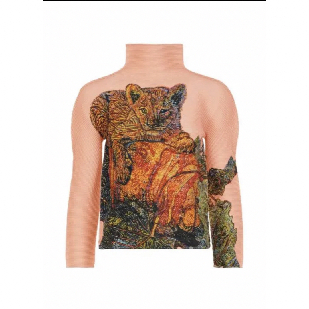 me ISSEY MIYAKE BABY LION STRETCH PLEATS - Tシャツ/カットソー(七分
