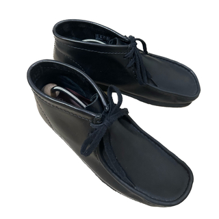 クラークス(Clarks)のClarks Wallabee Boots Black Leather(ブーツ)