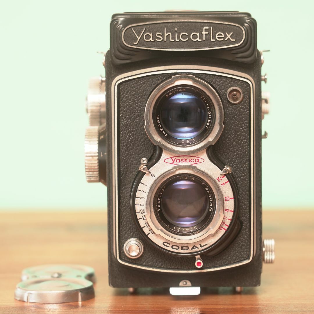 [美品] 完動品◎YASHICAFLEX C型 二眼レフ フィルムカメラ #35