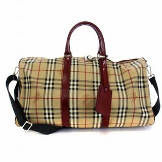 バーバリー(BURBERRY)のバーバリー ボストンバッグ ショルダーバッグ ノバチェック シャドーホース(ボストンバッグ)