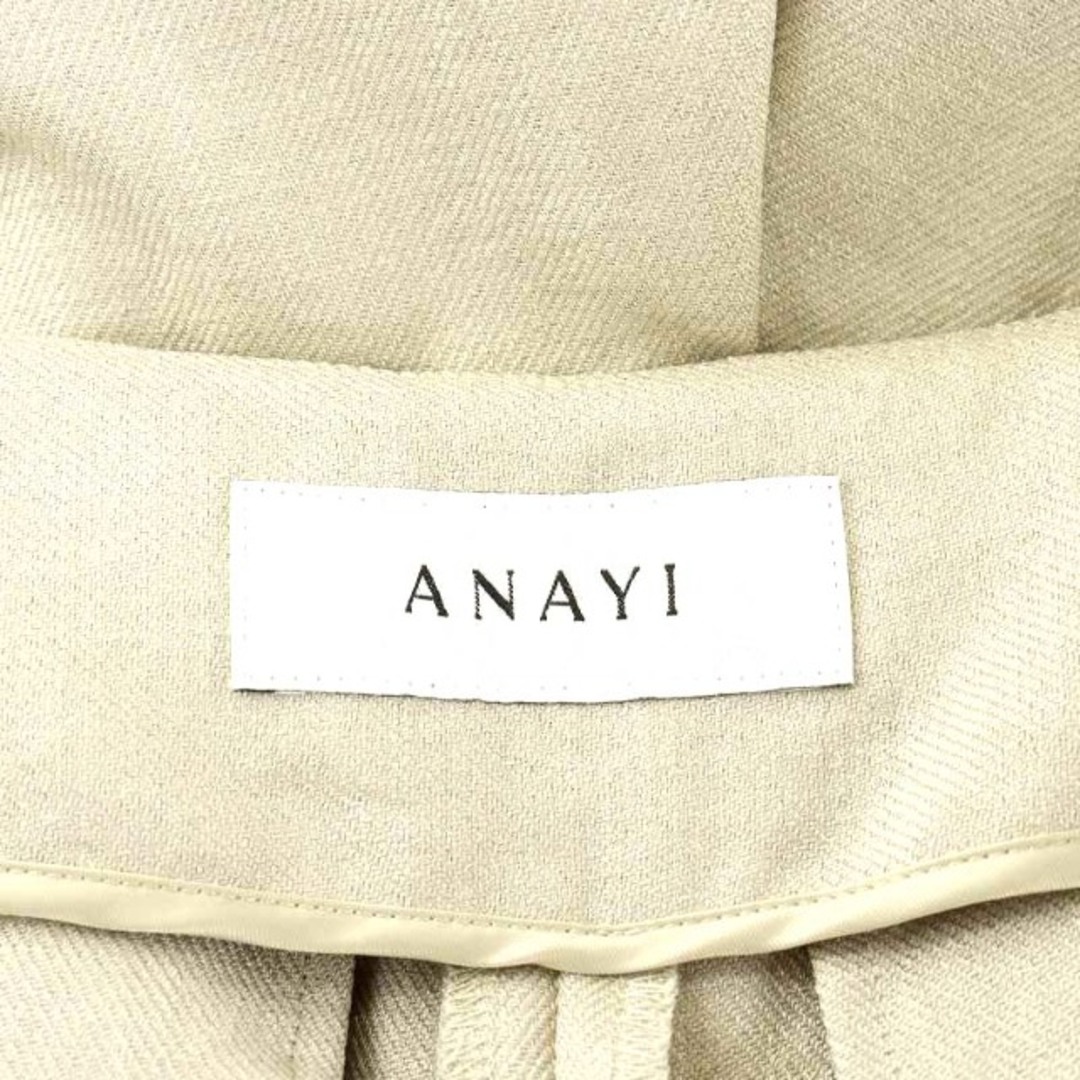 ANAYI(アナイ)のアナイ ANAYI 21SS ワイドパンツ 38 M ベージュ レディースのパンツ(その他)の商品写真