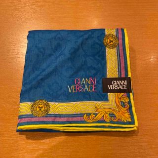 ジャンニヴェルサーチ(Gianni Versace)のジャンニヴェルサーチ　ハンカチブルー(ハンカチ)