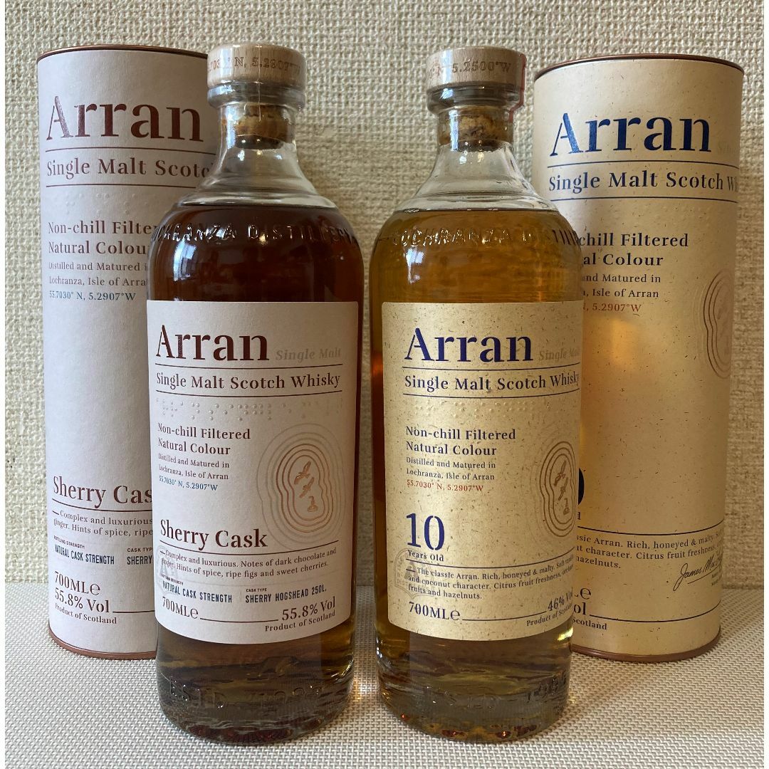アラン ARRAN シェリーカスク＆10年 - ウイスキー