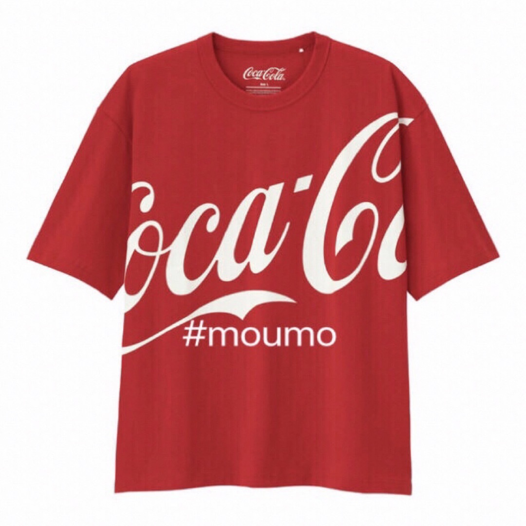 GU(ジーユー)の●値下不可●GU×Coca Cola Tシャツ レッド×ホワイト Sサイズ メンズのトップス(Tシャツ/カットソー(半袖/袖なし))の商品写真