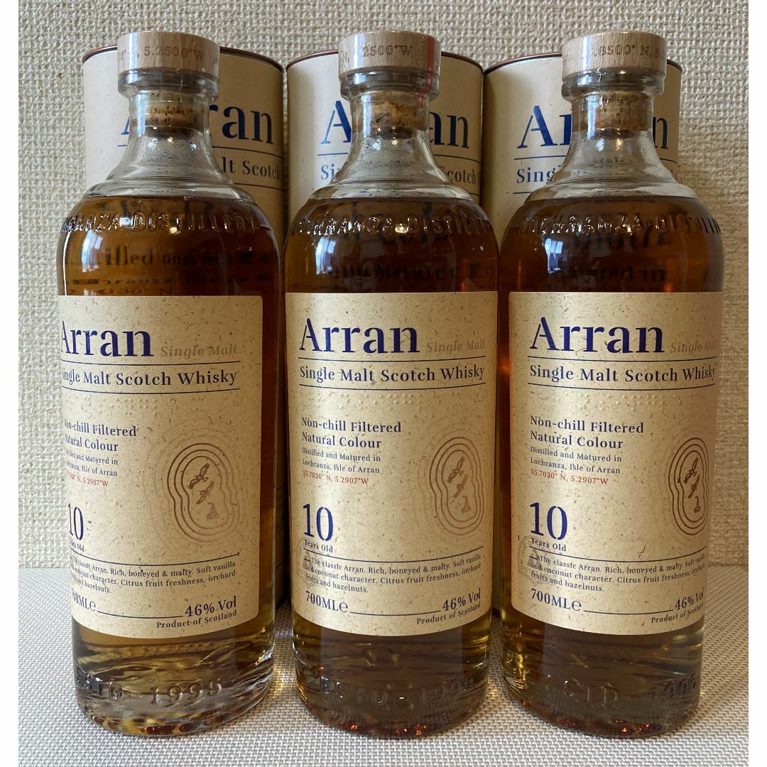 Arran アラン10年 3本