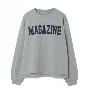 third magazine♡プリントカットソー、グレーの通販｜ラクマ