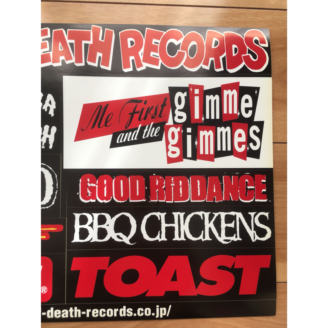 HIGH!STANDARD(ハイスタンダード)のPIZZA OF DEATH RECORDSハイスタetc.非売品 ステッカー  エンタメ/ホビーのタレントグッズ(ミュージシャン)の商品写真