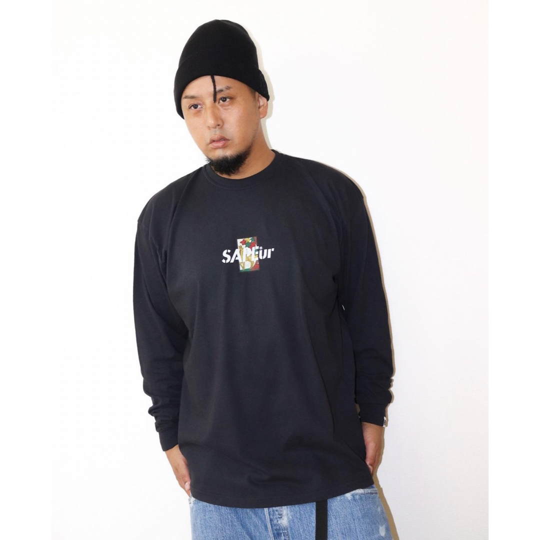 サプール SAPEur 花札 ロッドマン ロングTシャツ 奈良限定の通販 by
