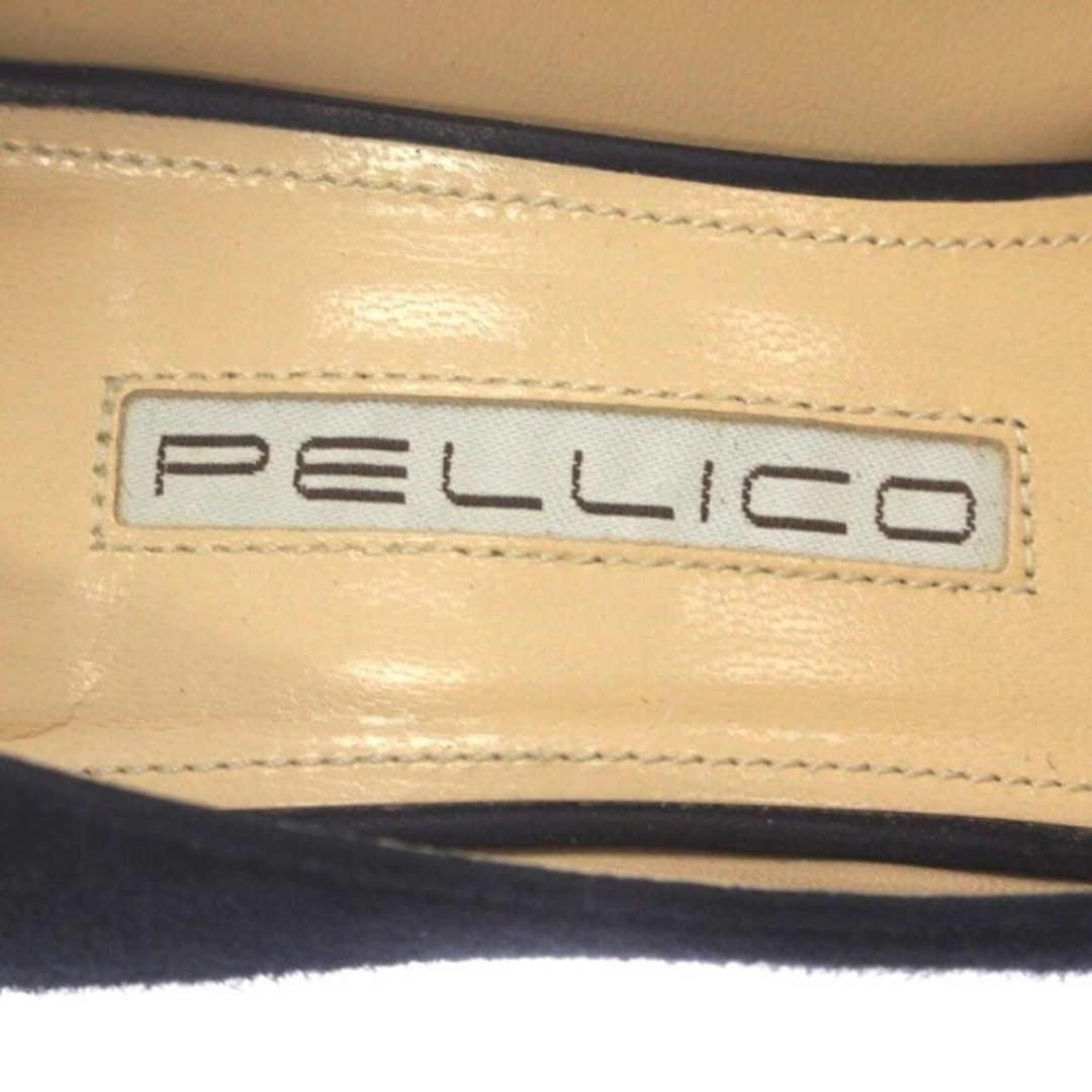 PELLICO(ペリーコ)のペリーコ パンプス ピンヒール スエード 35 22cm 紺 レディースの靴/シューズ(ハイヒール/パンプス)の商品写真