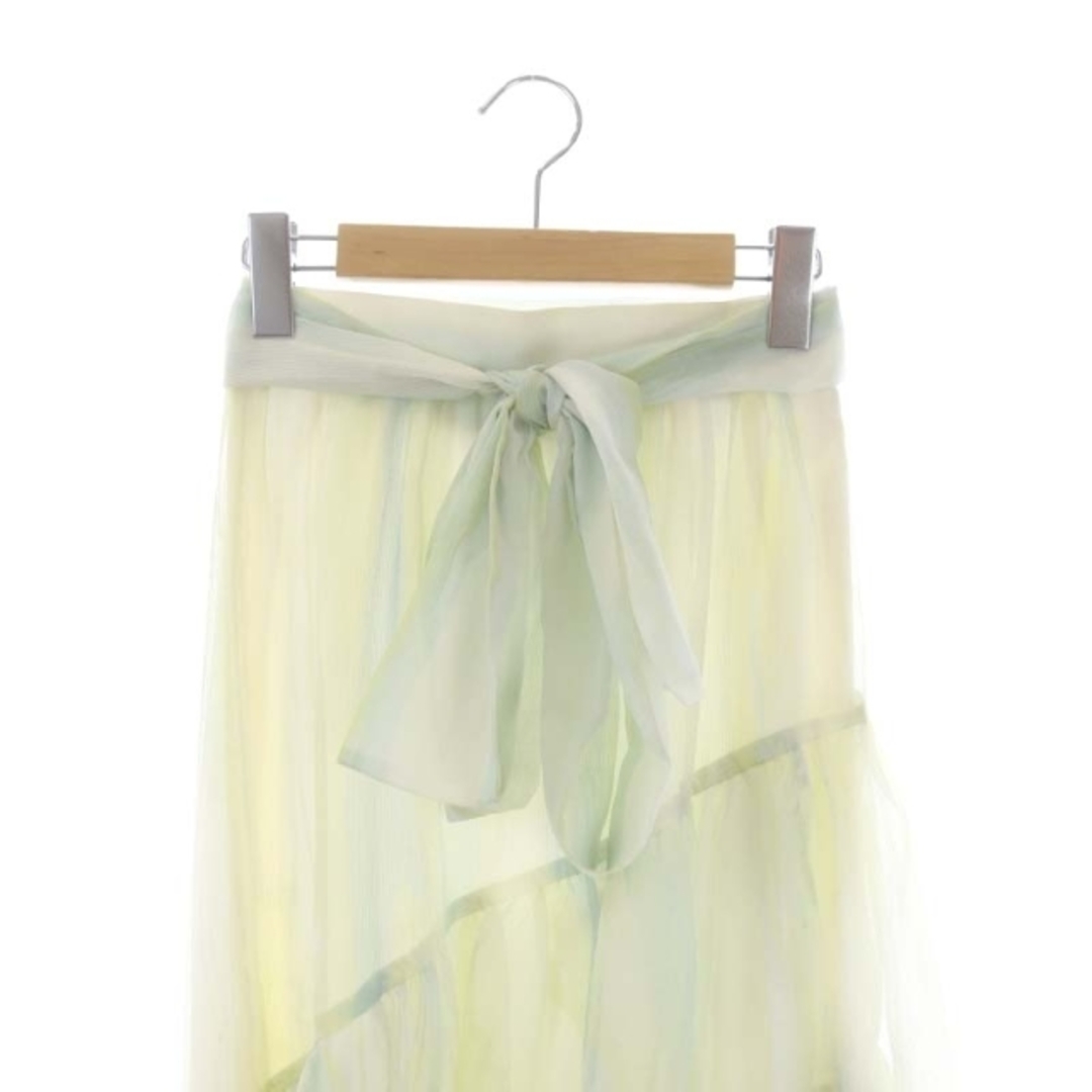 MERCURYDUO(マーキュリーデュオ)のマーキュリーデュオ 22SS 楊柳シフォンティアードグラデスカート ロング レディースのスカート(ロングスカート)の商品写真