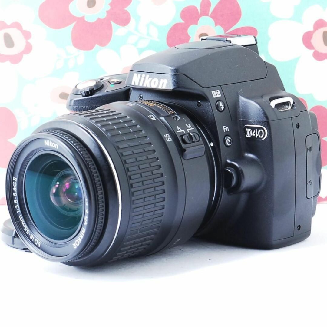 Nikon - ❤️小さい軽い簡単綺麗❤Nikon Ｄ40❤届いてすぐ使える