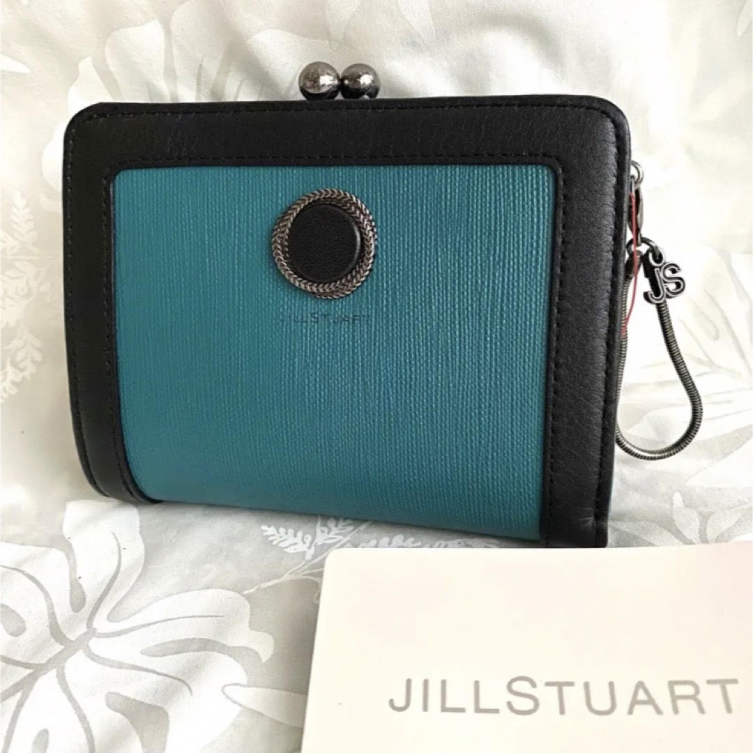 新品　JILLSTUARTジルスチュアート　二つ折り財布本革アンティークリボン