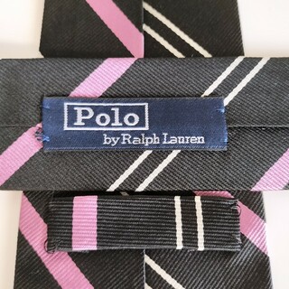 POLO／ラルフローレン　ネイビーブラック✖️オフホワイト　イタリア製　上級美品