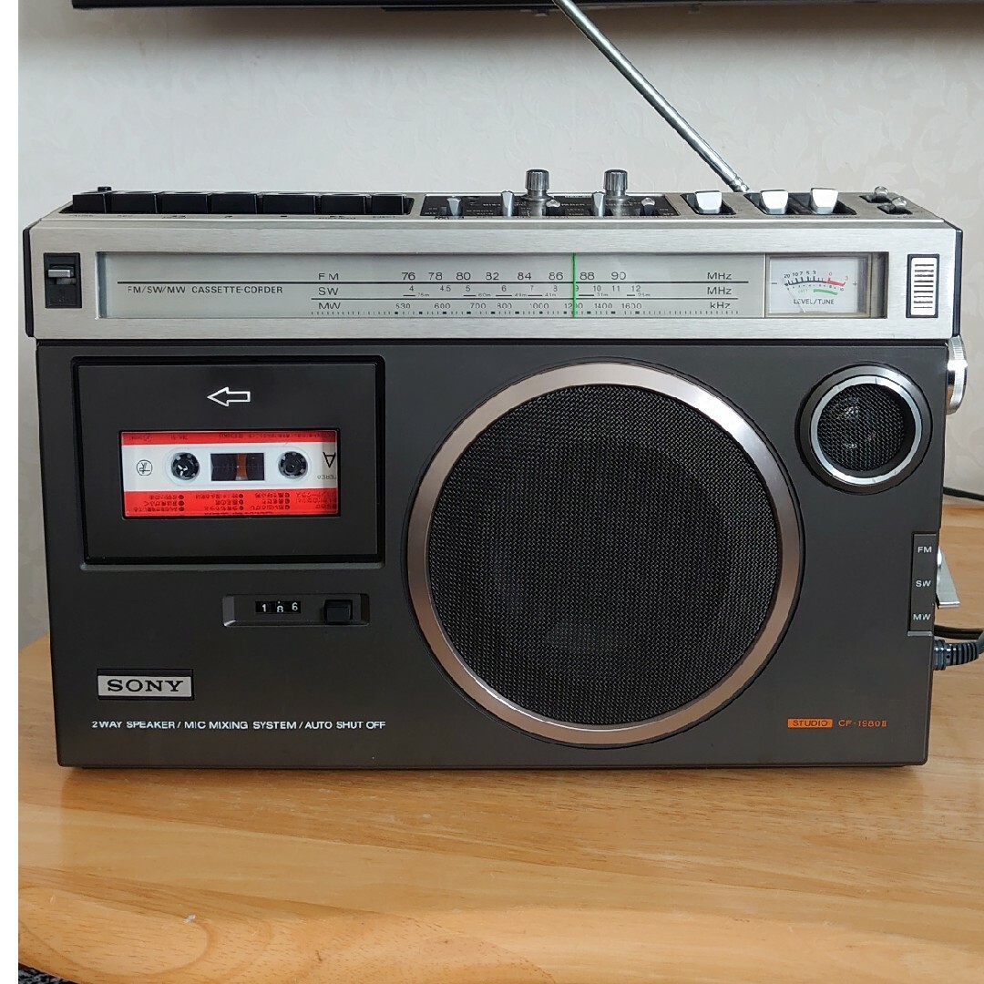SONY - SONY CF-1980Ⅱ スタジオ1980マーク2 昭和レトロ ジャンク品の