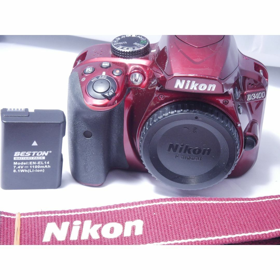 Nikon - ショット数9285枚！ Nikon D3400 ボディの通販 by 成's shop ...