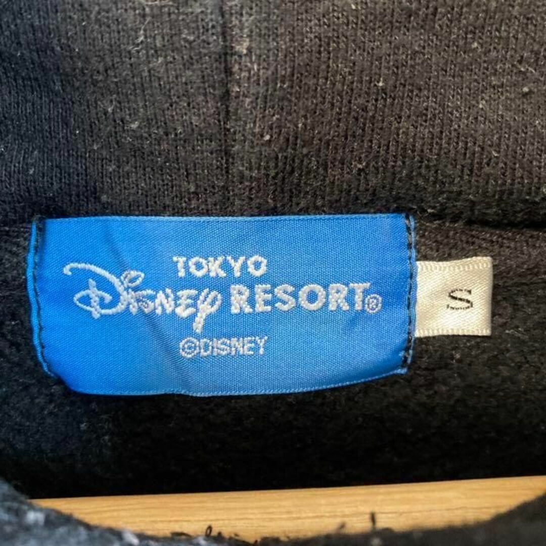 Disney ディズニー パーカープルオーバー S 黒 タワーオブテーラー