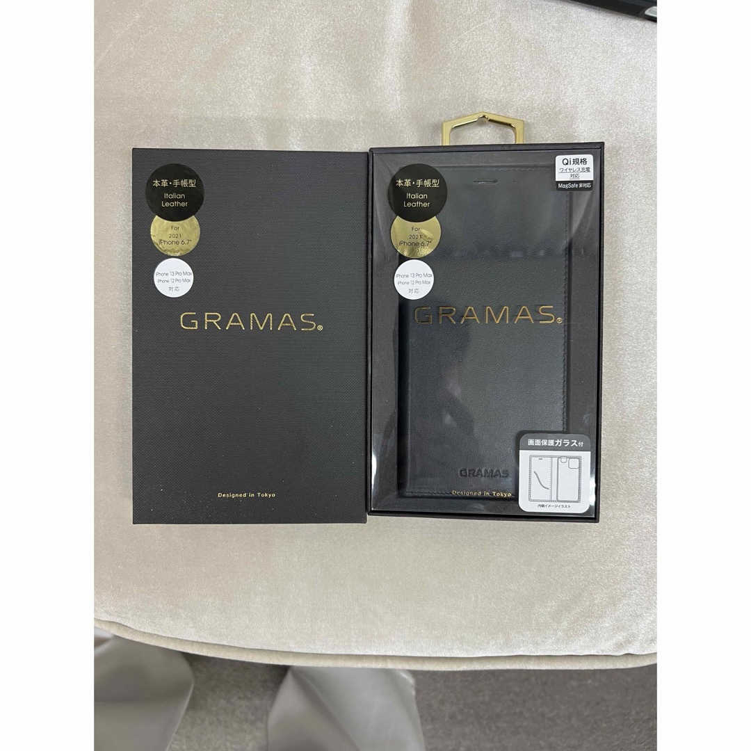 GRAMAS イタリアンレザー iPhone 13promaxケース | フリマアプリ ラクマ